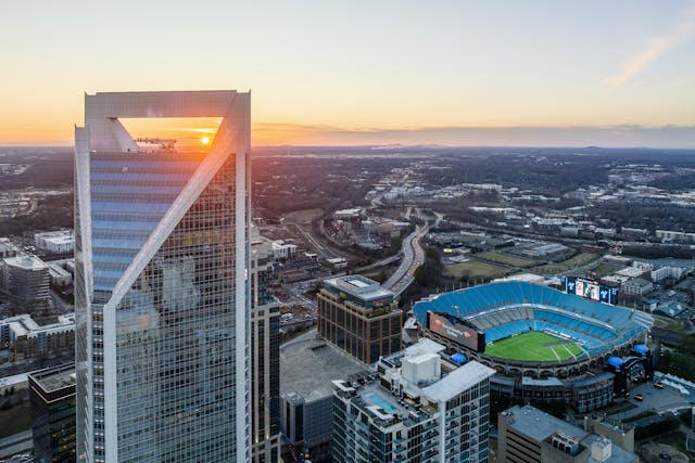 Charlotte aerial shot